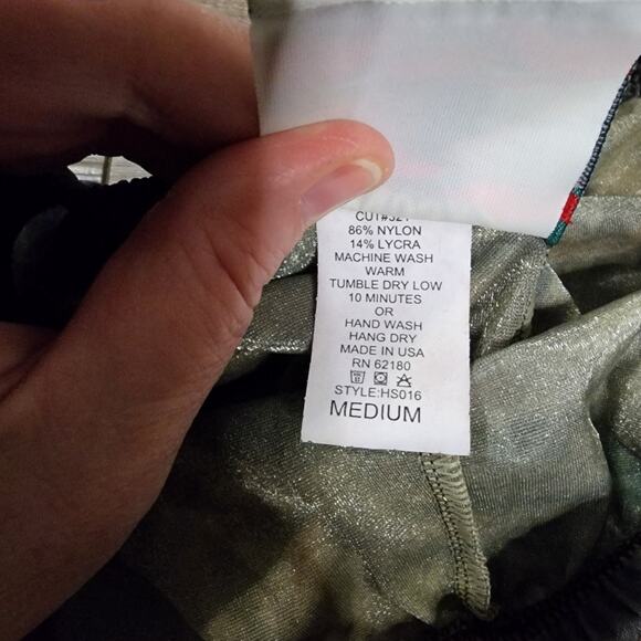 Rhinoskin camouflage tights reinforced knees size Medium 2281 - Picture 5 of 5